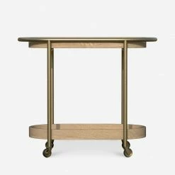 Lulu And Georgia Curved + Rounded Les Bar Cart