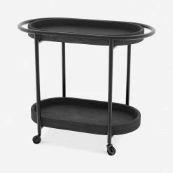 Lulu And Georgia Curved + Rounded Les Bar Cart