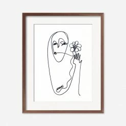 Lulu And Georgia Walls 'Flower' Print By Damienne Merlina