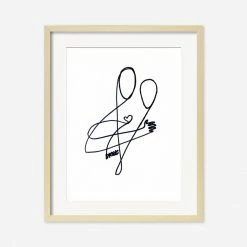 Lulu And Georgia 'Love' Print By Damienne Merlina Walls