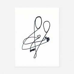 Lulu And Georgia 'Love' Print By Damienne Merlina Walls