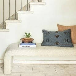 Lulu And Georgia Malene Barnett Kindred Collection Indigo Lumbar Pillow