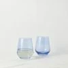 Lulu And Georgia Muted Pastels Estelle Stemless Wine Glass (Set Of 2)