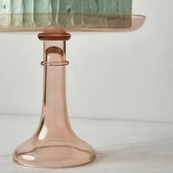 Lulu And Georgia Glass Cake Stand By Estelle Colored Glass