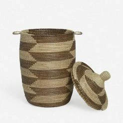 Lulu And Georgia Expedition Subsahara Astou Storage Basket Earth Tones