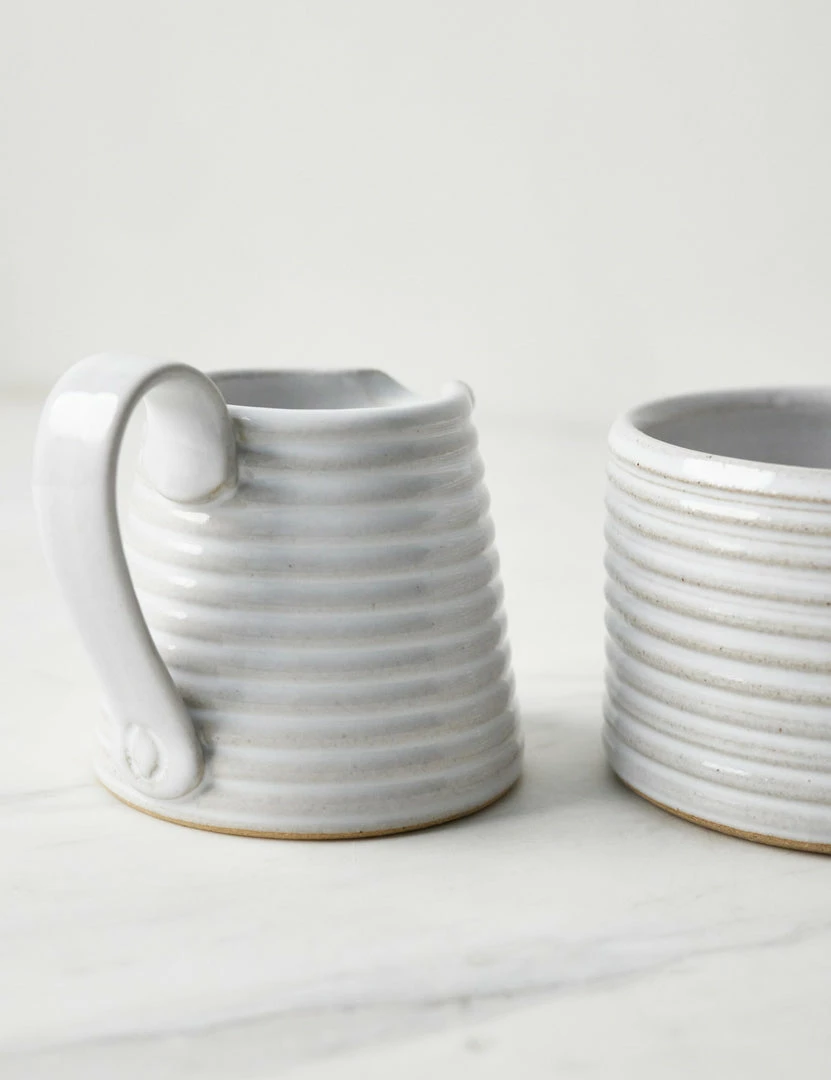 Best Sale 🌟 Lulu And Georgia Hemlock Sugar And Creamer Set By Farmhouse Pottery Kitchen + Dining 🥰 8 Lulu And Georgia Hemlock Sugar And Creamer Set By Farmhouse Pottery Kitchen + Dining