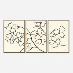 Lulu And Georgia 'Dogwood' Wall Art By Susan Hable (Set Of 3) Walls