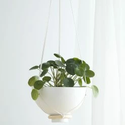 Lulu And Georgia Nilou Hanging Planter + Pot New