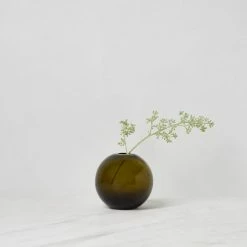 Lulu And Georgia Hawkins New York Aurora Sphere Vase Mossy Greens