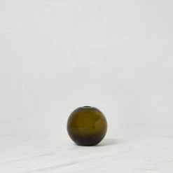 Lulu And Georgia Hawkins New York Aurora Sphere Vase Mossy Greens