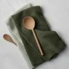 Lulu And Georgia Organic Harmony Collection Hawkins New York Essential Waffle Dish Towels, Olive/Sage (Set Of 2)