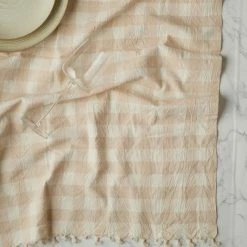 Lulu And Georgia Heather Taylor Home Gingham Tablecloth