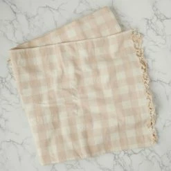 Lulu And Georgia Heather Taylor Home Gingham Tablecloth