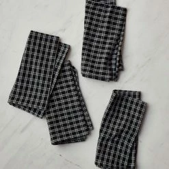 Lulu And Georgia Harrison Plaid Napkins (Set Of 4) By Heather Taylor Home Kitchen + Dining