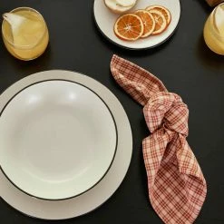 Lulu And Georgia Katherine Plaid Napkins (Set Of 4) By Heather Taylor Home