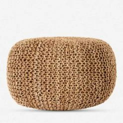 Lulu And Georgia Bartholomew Pouf Curved + Rounded