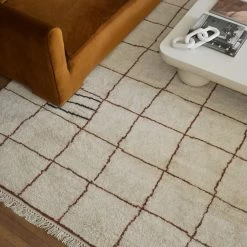 Lulu And Georgia Irregular Grid Rug By Sarah Sherman Samuel