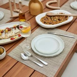 Brand new π Lulu And Georgia Outdoor Collection Alfresco Bamboo Salad Plates (Set Of 4) π 22 Lulu And Georgia Outdoor Collection Alfresco Bamboo Salad Plates (Set Of 4)