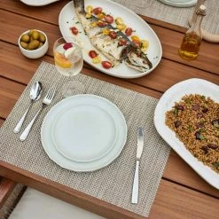 Brand new 😉 Lulu And Georgia Alfresco Bamboo Dinner Plates (Set Of 4) ❤️ 10 Lulu And Georgia Alfresco Bamboo Dinner Plates (Set Of 4)