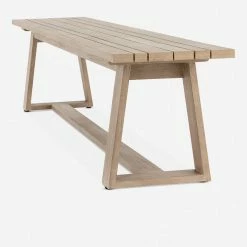Lulu And Georgia Zed Indoor / Outdoor Dining Bench Outdoor Collection
