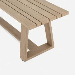 Lulu And Georgia Zed Indoor / Outdoor Dining Bench Outdoor Collection