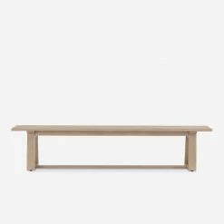 Lulu And Georgia Zed Indoor / Outdoor Dining Bench Outdoor Collection