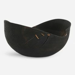 Lulu And Georgia Organic Harmony Collection Korean White Oak Black Wave Bowl By Namu Home Goods