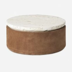 Lulu And Georgia Organic Harmony Collection Suede Box By Kristina Dam Studio