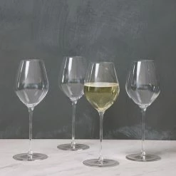 Lulu And Georgia Borough Champagne Tulip Glass (Set Of 4) By LSA International Curved + Rounded