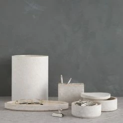 Lulu And Georgia Limestone Bath Accessories By Kassatex