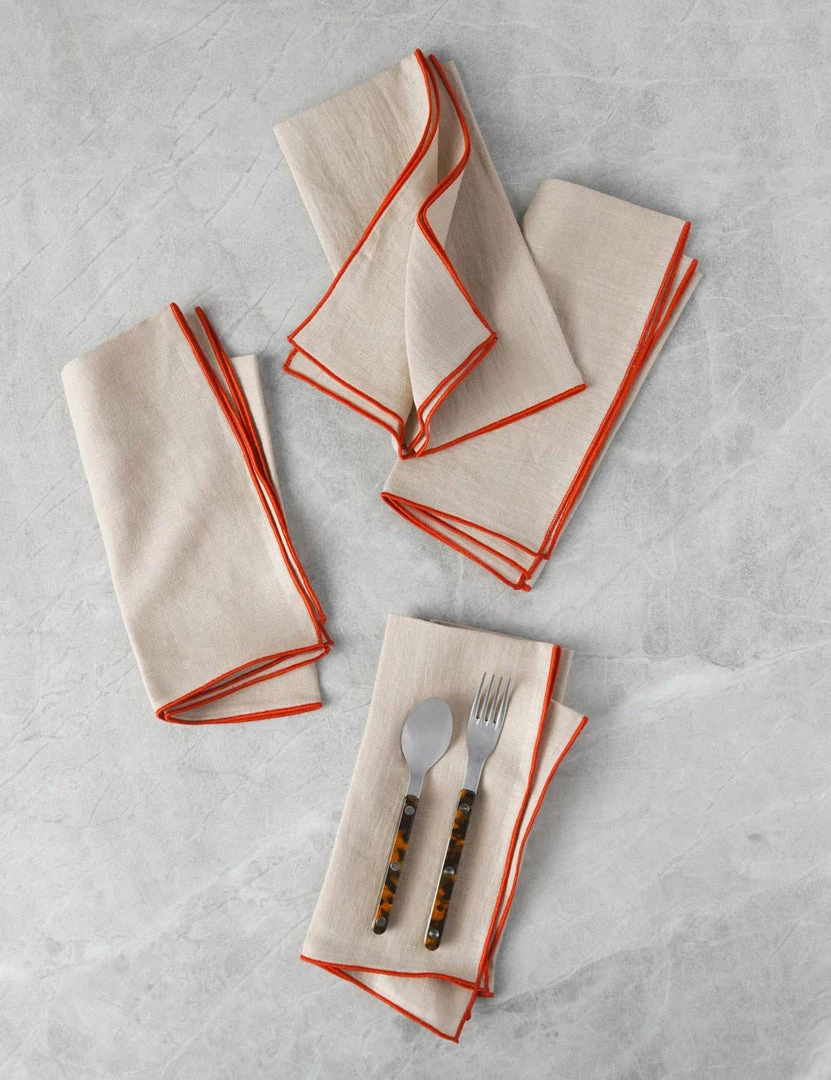 Discount π― Lulu And Georgia Kitchen + Dining MADRE Linen Napkins (Set Of 4) π 4 Lulu And Georgia Kitchen + Dining MADRE Linen Napkins (Set Of 4)