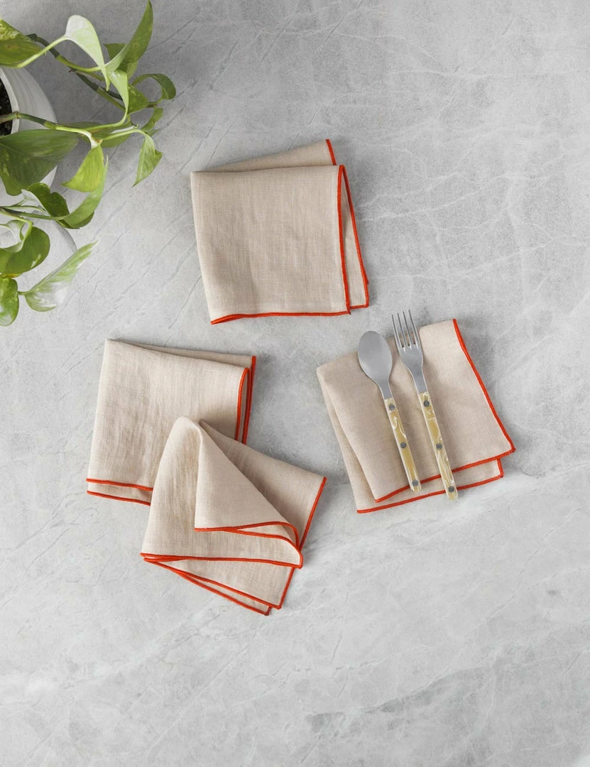 Discount π― Lulu And Georgia Kitchen + Dining MADRE Linen Napkins (Set Of 4) π 5 Lulu And Georgia Kitchen + Dining MADRE Linen Napkins (Set Of 4)