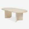 Lulu And Georgia Marin Oval Coffee Table Curved + Rounded