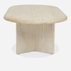 Lulu And Georgia Marin Oval Coffee Table Curved + Rounded