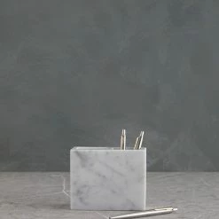 Lulu And Georgia New Marmol Bath Accessories By Kassatex