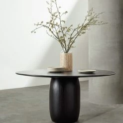 Lulu And Georgia Maroko Round Dining Table Organic Harmony Collection