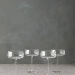 Lulu And Georgia New Metropolitan Champagne Saucers (Set Of 4) By LSA International