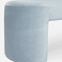 Lulu And Georgia Bouclé + Textural Fabric Mikhail Bench