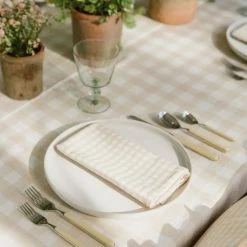 Lulu And Georgia Mini Gingham Napkins (Set Of 4) By Heather Taylor Home