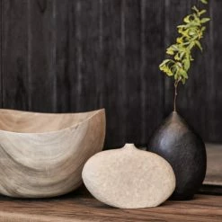 Lulu And Georgia Varying Maple Wood Bud Vases, Medium (3) By Namu Home Goods Organic Harmony Collection