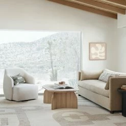 Lulu And Georgia Earth Tones Flowing Shapes 1' Wall Art