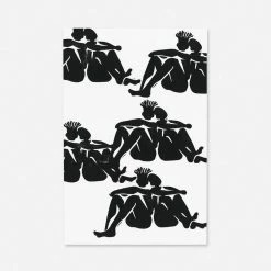 Lulu And Georgia Walls 'Over Here' Print By Adrian Brandon