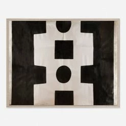 Lulu And Georgia Walls 'Black & White Abstract' Print By Paule Marrot