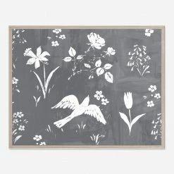 Lulu And Georgia Walls 'Flower Garden Gris' Print By Paule Marrot