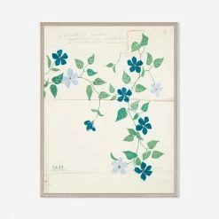 Lulu And Georgia Walls 'Portes Des Fleurs 2' Print By Paule Marrot