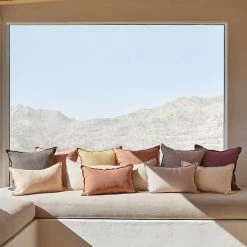 Cheapest 🛒 Lulu And Georgia Muted Pastels Arlo Linen Pillow 🥰 205 Lulu And Georgia Muted Pastels Arlo Linen Pillow