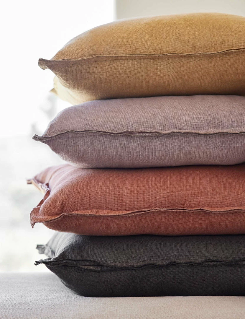 Cheapest 🛒 Lulu And Georgia Muted Pastels Arlo Linen Pillow 🥰 102 Lulu And Georgia Muted Pastels Arlo Linen Pillow