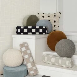 New ⭐ Lulu And Georgia Irregular Checkerboard Bolster Pillow By Sarah Sherman Samuel Sarah Sherman Samuel Collection 💯 28 Lulu And Georgia Irregular Checkerboard Bolster Pillow By Sarah Sherman Samuel Sarah Sherman Samuel Collection