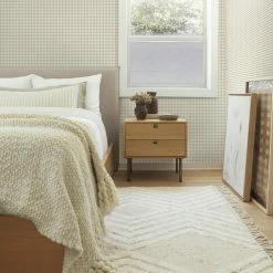 Lulu And Georgia Gingham Wallpaper By Rylee + Cru