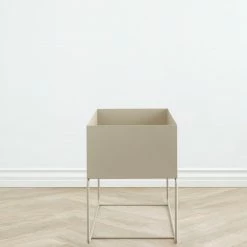 Promo 🥰 Lulu And Georgia Ravine Planter, Taupe - Large ✔️ 9 Lulu And Georgia Ravine Planter, Taupe - Large